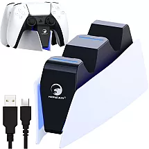 Зарядная станция для контроллеров ps5 с двумя слотами