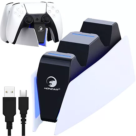 Зарядная станция для контроллеров ps5 с двумя слотами