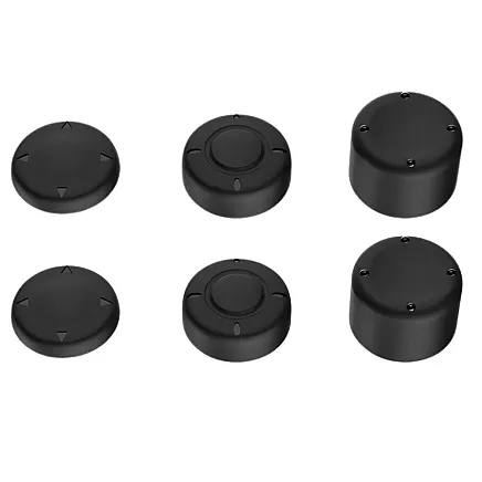 Накладки из резины для контроллеров joy-con nintendo switch (2 аналоговых джойстика), защитные накладки, 6 шт.