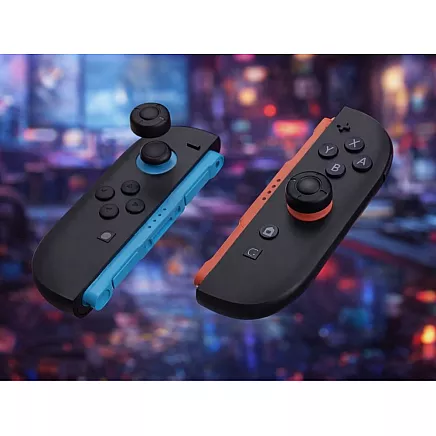 Накладки из резины для контроллеров joy-con nintendo switch (2 аналоговых джойстика), защитные накладки, 6 шт.