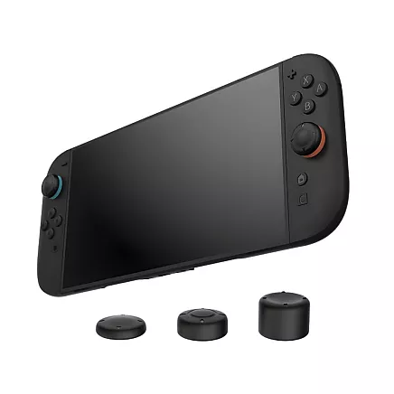 Накладки из резины для контроллеров joy-con nintendo switch (2 аналоговых джойстика), защитные накладки, 6 шт.