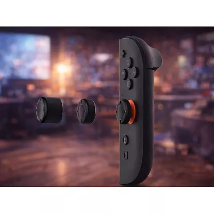 Накладки из резины для контроллеров joy-con nintendo switch (2 аналоговых джойстика), защитные накладки, 6 шт.