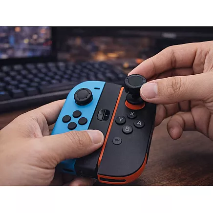 Накладки из резины для контроллеров joy-con nintendo switch (2 аналоговых джойстика), защитные накладки, 6 шт.