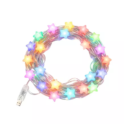 USB RGB LED STAR LIGHTS WITH APP AND REMOTE CONTROL – COLOURFUL DECORATIVE CHRISTMAS LIGHTS
