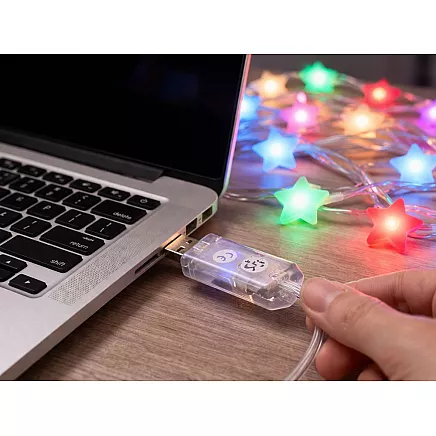 USB RGB LED STAR LIGHTS WITH APP AND REMOTE CONTROL – COLOURFUL DECORATIVE CHRISTMAS LIGHTS