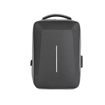 LARGE, STURDY, ANTI-THEFT BUSINESS BACKPACK WITH COMPUTER COMPARTMENT AND COMBINATION LOCK