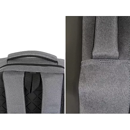 LARGE, STURDY, ANTI-THEFT BUSINESS BACKPACK WITH COMPUTER COMPARTMENT AND COMBINATION LOCK