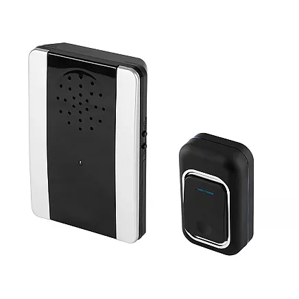 Wireless doorbell, 150m range, 2 waterproof buttons, led