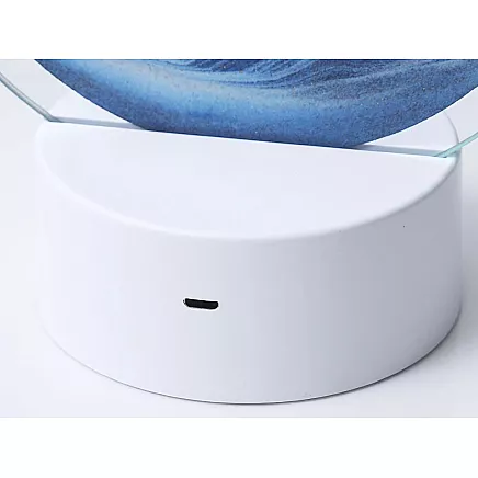 3d sand lamp moving dynamic sand decorative desk usb led rgb