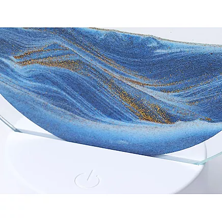 3d sand lamp moving dynamic sand decorative desk usb led rgb