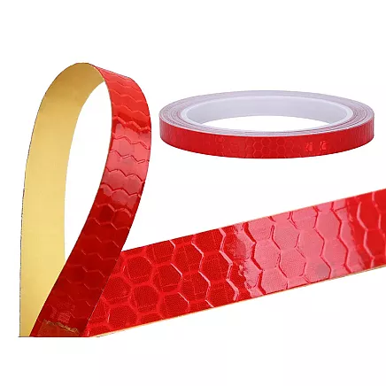 Atstarojoša lente atstarojoša lente velosipēdam motorpārībai automašīnai līmējama uzlīme 8 m