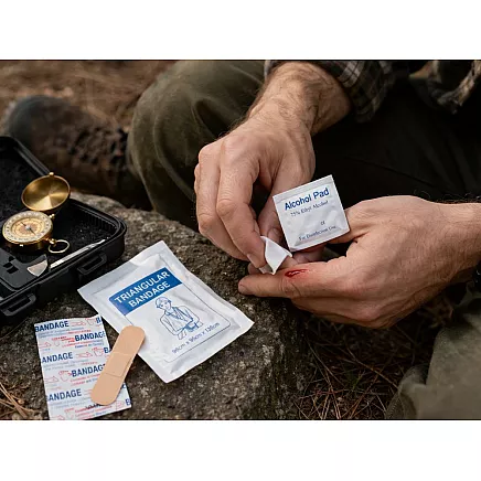 НАБОР ДЛЯ ВЫЖИВАНИЯ 35-в-1: НЕОБХОДИМЫЕ ВЕЩИ ДЛЯ ВЫЖИВАНИЯ, ВОЕННЫЙ И ТУРИСТИЧЕСКИЙ НАБОР В ЧЕХЛЕ