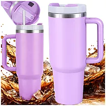 Большая термосудьба 1,2 л со соломкой и стальным удорожником для холодных и горячих напитков