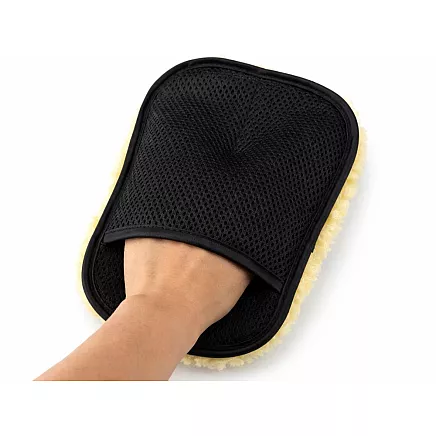 Механическая рукавица для мойки автомобиля микрофибра детайлинг мягкая для лака одежды окон