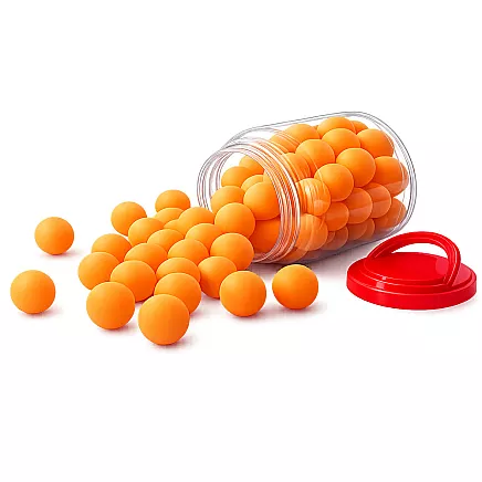 Мячи для настольного тенниса мячи для пинг-понга 60 шт. Оранжевые