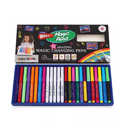 Magical colour-changing markers, 25 pieces set of creative markers for children