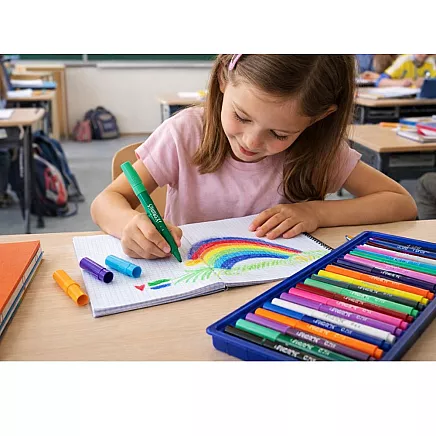 Magical colour-changing markers, 25 pieces set of creative markers for children