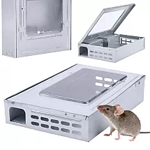 Мышоловка для мышей и крыс гуманная металлическая ловушка для грызунов