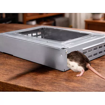 Мышоловка для мышей и крыс гуманная металлическая ловушка для грызунов