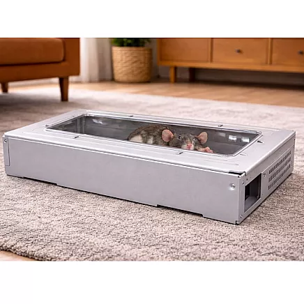 Мышоловка для мышей и крыс гуманная металлическая ловушка для грызунов