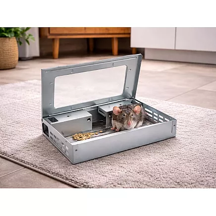 Мышоловка для мышей и крыс гуманная металлическая ловушка для грызунов