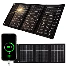 Переносная солнечная панель 20 вт, складная матка, солнечное устройство для зарядки usb