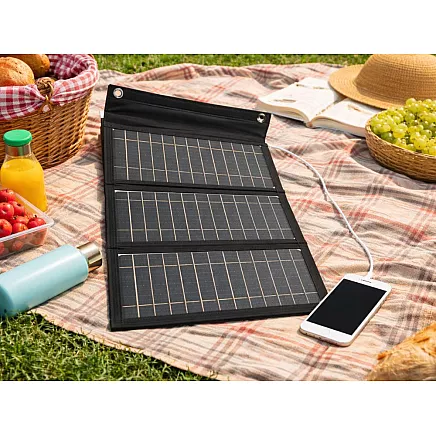 Переносная солнечная панель 20 вт, складная матка, солнечное устройство для зарядки usb