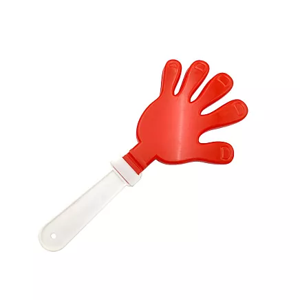 Болельческая палка, хлопка, пальчатка, стуканка для матча, стадион, мероприятие, бело-красная