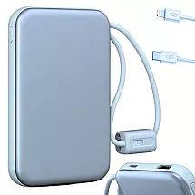 Портативный аккумулятор с быстрой зарядкой 10000 мач, quick charge 3.0, usb-c, lightning, 22,5 вт