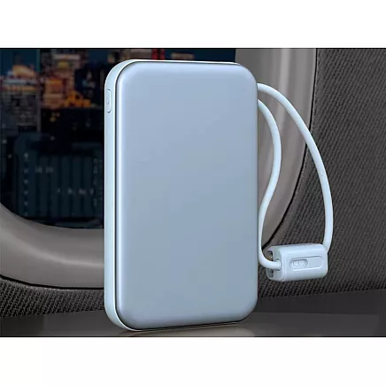 Портативный аккумулятор с быстрой зарядкой 10000 мач, quick charge 3.0, usb-c, lightning, 22,5 вт