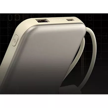 Портативный аккумулятор с быстрой зарядкой 10000 мач, quick charge 3.0, usb-c, lightning, 22,5 вт