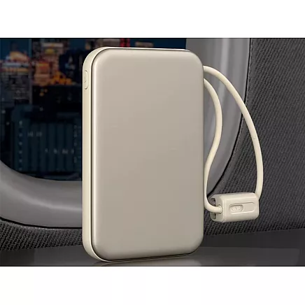 Портативный аккумулятор с быстрой зарядкой 10000 мач, quick charge 3.0, usb-c, lightning, 22,5 вт