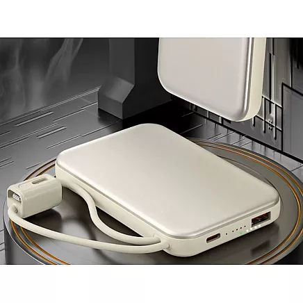 Портативный аккумулятор с быстрой зарядкой 10000 мач, quick charge 3.0, usb-c, lightning, 22,5 вт