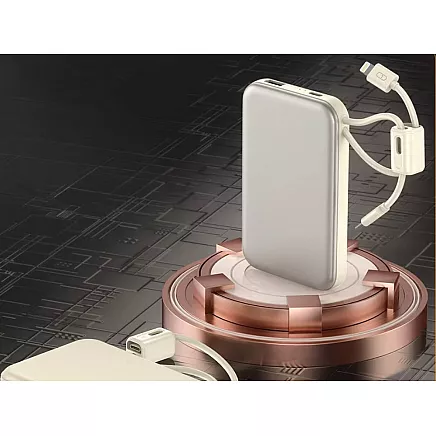 Портативный аккумулятор с быстрой зарядкой 10000 мач, quick charge 3.0, usb-c, lightning, 22,5 вт