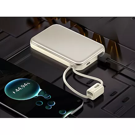 Портативный аккумулятор с быстрой зарядкой 10000 мач, quick charge 3.0, usb-c, lightning, 22,5 вт