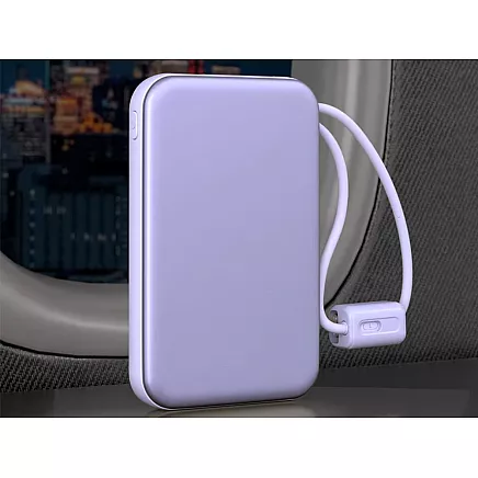 Портативный аккумулятор с быстрой зарядкой 10000 мач, quick charge 3.0, usb-c, lightning, 22,5 вт