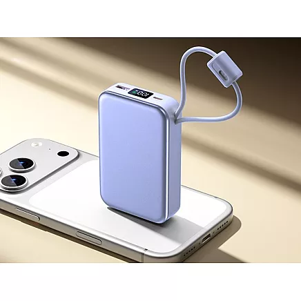 Портативный аккумулятор с быстрой зарядкой 20000 мач, quick charge 3.0, usb-c, lightning, 22,5 вт