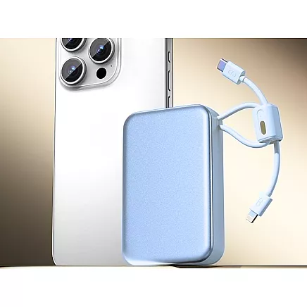 Портативный аккумулятор с быстрой зарядкой 20000 мач, quick charge 3.0, usb-c, lightning, 22,5 вт