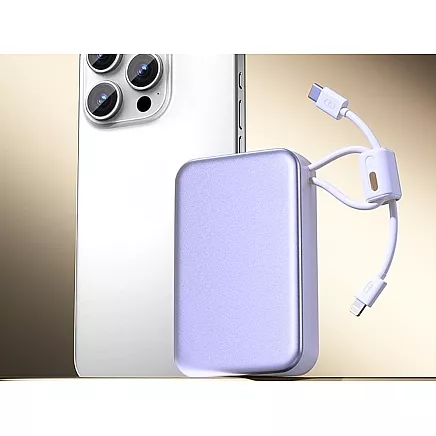 Портативный аккумулятор с быстрой зарядкой 20000 мач, quick charge 3.0, usb-c, lightning, 22,5 вт