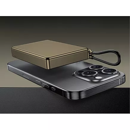 Портативный аккумулятор с быстрой зарядкой, 10000 мач, 20 вт, usb-c, lightning, беспроводная зарядка, qc