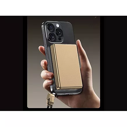 Портативный аккумулятор с быстрой зарядкой, 10000 мач, 20 вт, usb-c, lightning, беспроводная зарядка, qc