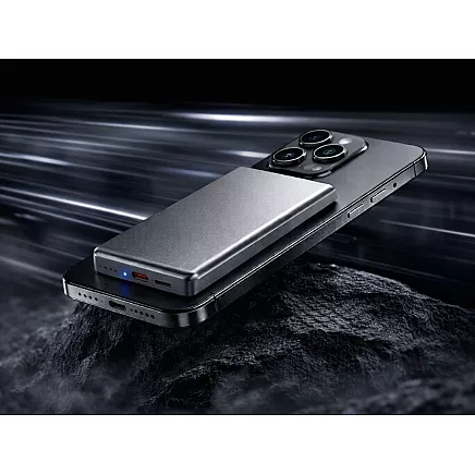 Портативный аккумулятор с быстрой зарядкой, 5000 мач, 20 вт, usb-c, usb-a, qc 3.0, беспроводная зарядка
