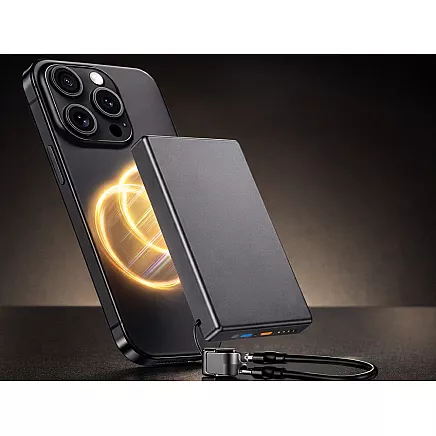 Портативный аккумулятор с быстрой зарядкой, 5000 мач, 20 вт, usb-c, usb-a, qc 3.0, беспроводная зарядка