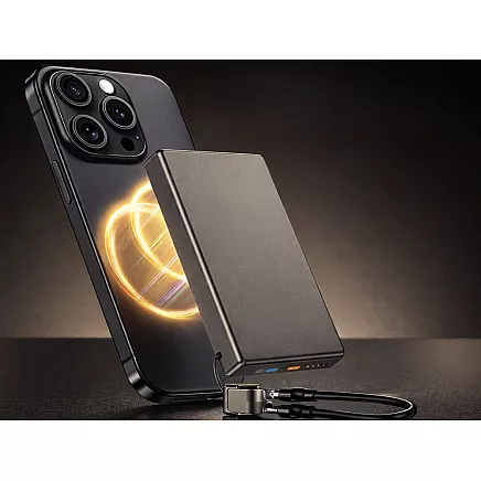 Портативный аккумулятор с быстрой зарядкой, 5000 мач, 20 вт, usb-c, usb-a, qc 3.0, беспроводная зарядка