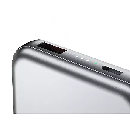 Портативный аккумулятор с быстрой зарядкой, 10000 мач, usb, lightning, беспроводная зарядка, мощный, qc