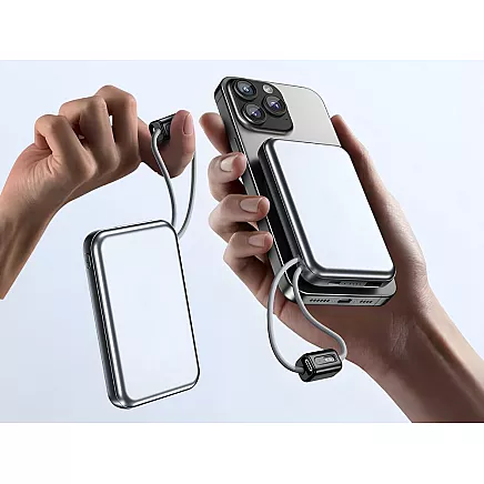 Портативный аккумулятор с быстрой зарядкой, 10000 мач, usb, lightning, беспроводная зарядка, мощный, qc