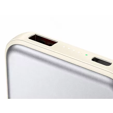 Портативный аккумулятор с быстрой зарядкой, 10000 мач, usb, lightning, беспроводная зарядка, мощный, qc