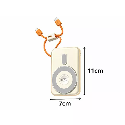 Портативный аккумулятор с быстрой зарядкой, 10000 мач, usb, lightning, беспроводная зарядка, мощный, qc