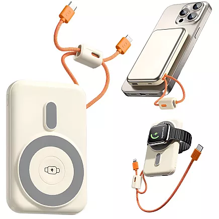 Портативный аккумулятор с быстрой зарядкой, 10000 мач, usb, lightning, беспроводная зарядка, мощный, qc