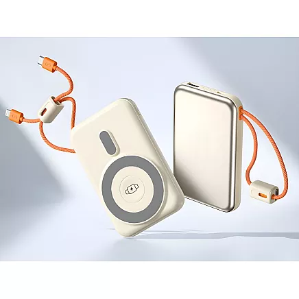 Портативный аккумулятор с быстрой зарядкой, 10000 мач, usb, lightning, беспроводная зарядка, мощный, qc